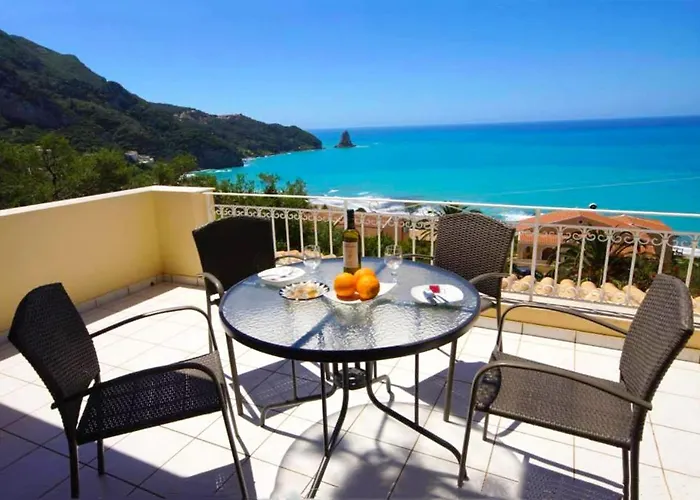 Natalia Apartment A With Panoramic Sea Views Of Agios Gordios Bay